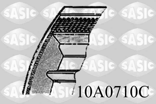 Sasic 10A0710C - Ķīļrievu siksna adetalas.lv