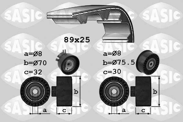 Sasic 1754023 - Zobsiksnas komplekts adetalas.lv