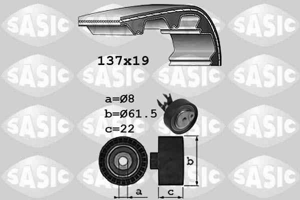 Sasic 1756045 - Zobsiksnas komplekts adetalas.lv