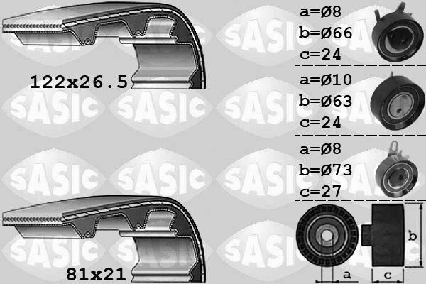 Sasic 1756043 - Zobsiksnas komplekts adetalas.lv