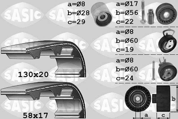 Sasic 1756050 - Zobsiksnas komplekts adetalas.lv