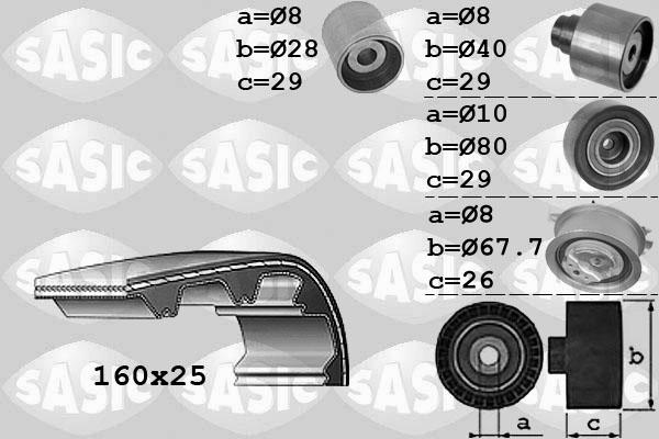 Sasic 1756068 - Zobsiksnas komplekts adetalas.lv