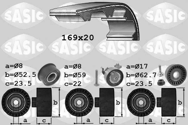 Sasic 1756067 - Zobsiksnas komplekts adetalas.lv