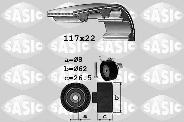 Sasic 1756080 - Zobsiksnas komplekts adetalas.lv