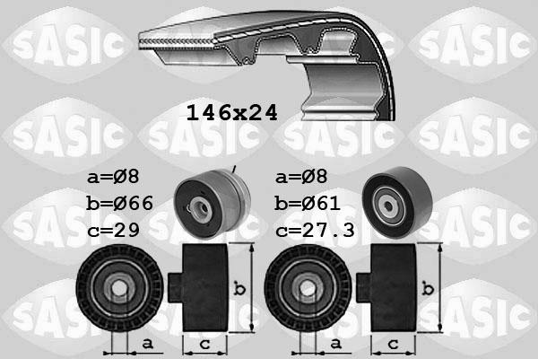 Sasic 1756083 - Zobsiksnas komplekts adetalas.lv