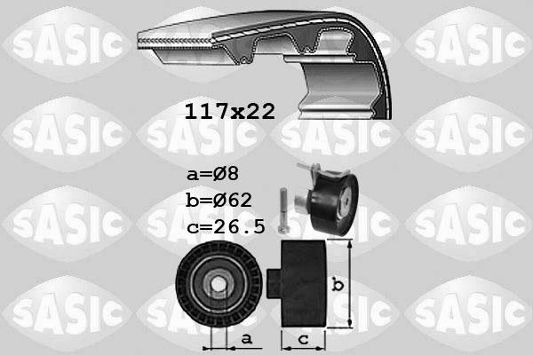 Sasic 1756079 - Zobsiksnas komplekts adetalas.lv