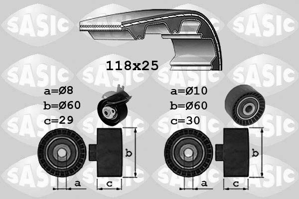 Sasic 1750041 - Zobsiksnas komplekts adetalas.lv