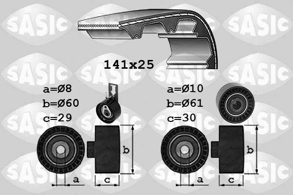 Sasic 1750043 - Zobsiksnas komplekts adetalas.lv