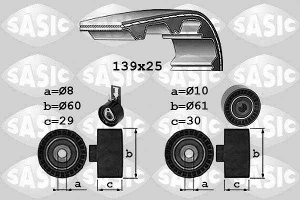 Sasic 1750042 - Zobsiksnas komplekts adetalas.lv