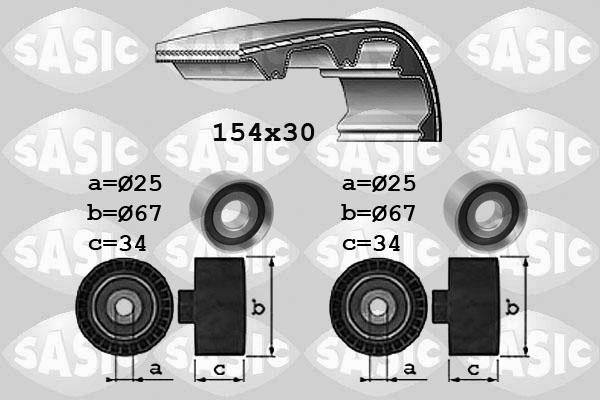 Sasic 1750037 - Zobsiksnas komplekts adetalas.lv