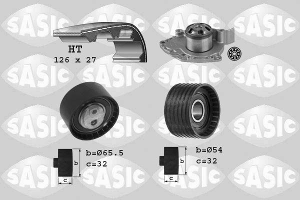 Sasic 3904031 - Ūdenssūknis + Zobsiksnas komplekts adetalas.lv