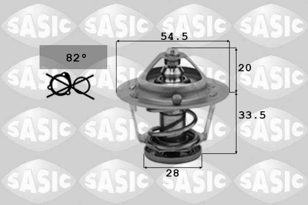 Sasic 3306041 - Termostats, Dzesēšanas šķidrums adetalas.lv