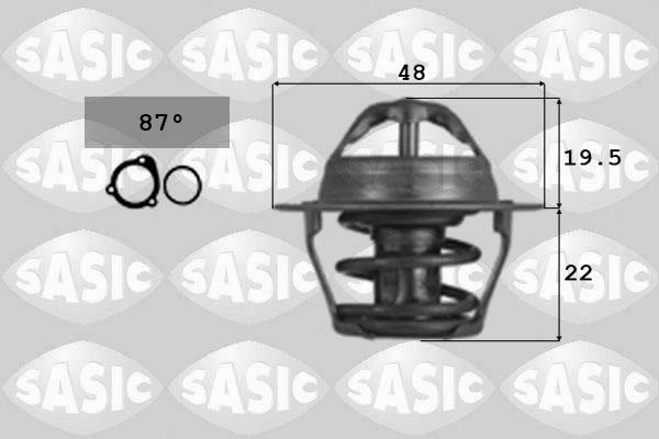 Sasic 3306012 - Termostats, Dzesēšanas šķidrums adetalas.lv