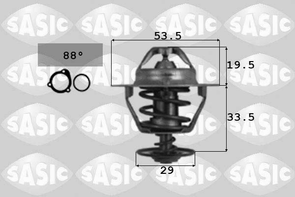 Sasic 3306038 - Termostats, Dzesēšanas šķidrums adetalas.lv