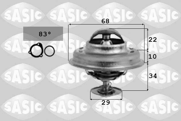 Sasic 3381251 - Termostats, Dzesēšanas šķidrums adetalas.lv