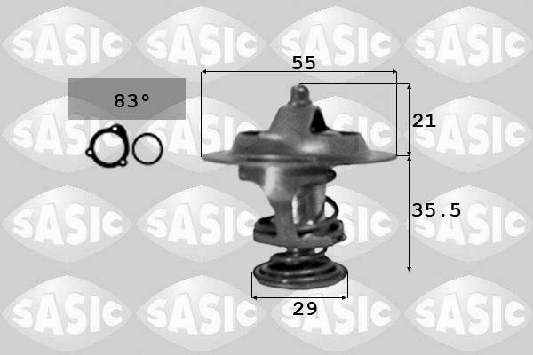 Sasic 3381231 - Termostats, Dzesēšanas šķidrums adetalas.lv