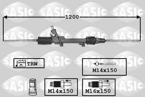 Sasic 7006091 - Stūres mehānisms adetalas.lv