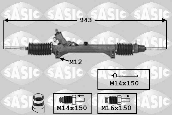 Sasic 7006092 - Stūres mehānisms adetalas.lv