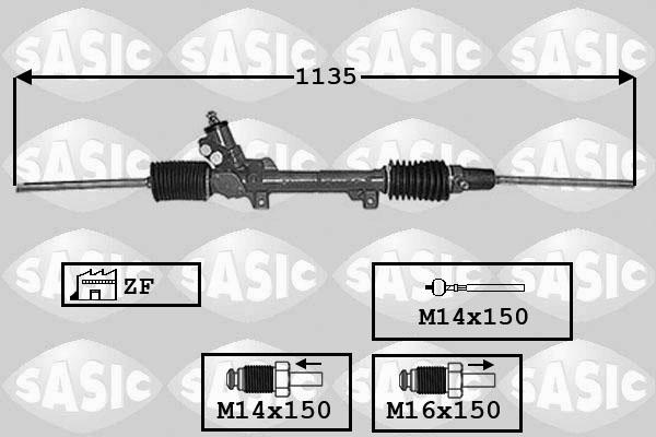 Sasic 7006097 - Stūres mehānisms adetalas.lv