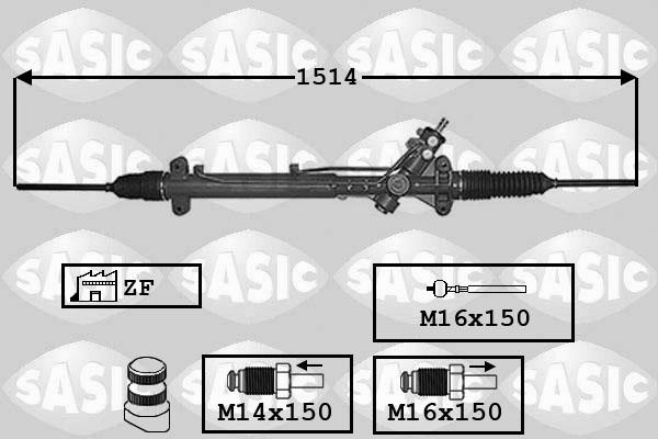 Sasic 7006048 - Stūres mehānisms adetalas.lv