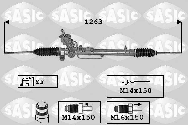 Sasic 7006140 - Stūres mehānisms adetalas.lv