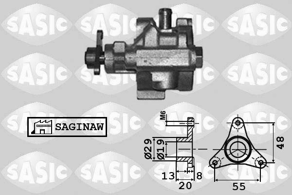 Sasic 7074006 - Hidrosūknis, Stūres iekārta adetalas.lv