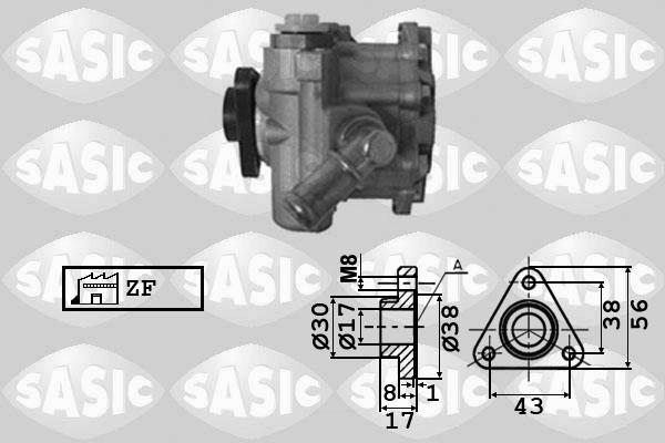 Sasic 7076049 - Hidrosūknis, Stūres iekārta adetalas.lv