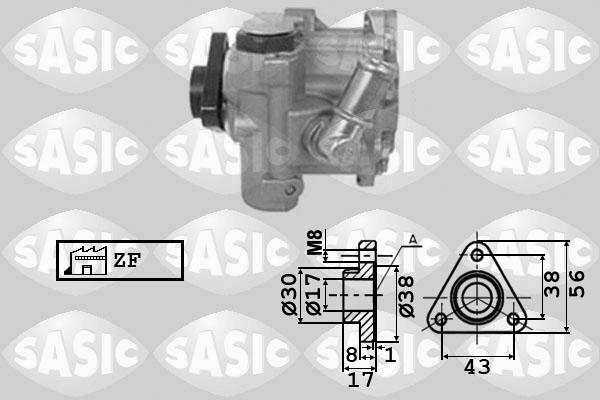 Sasic 7076048 - Hidrosūknis, Stūres iekārta adetalas.lv