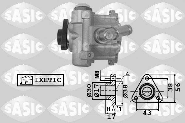 Sasic 7076051 - Hidrosūknis, Stūres iekārta adetalas.lv