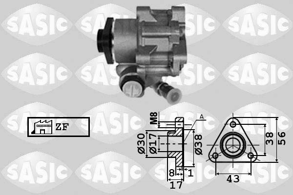 Sasic 7076058 - Hidrosūknis, Stūres iekārta adetalas.lv