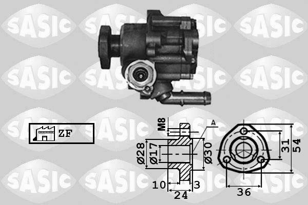 Sasic 7076009 - Hidrosūknis, Stūres iekārta adetalas.lv