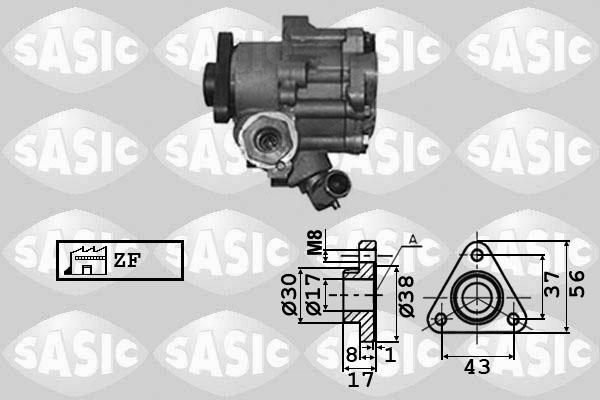 Sasic 7076004 - Hidrosūknis, Stūres iekārta adetalas.lv