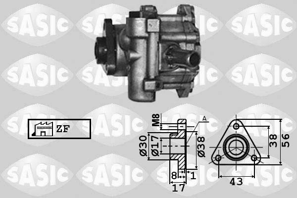 Sasic 7076001 - Hidrosūknis, Stūres iekārta adetalas.lv