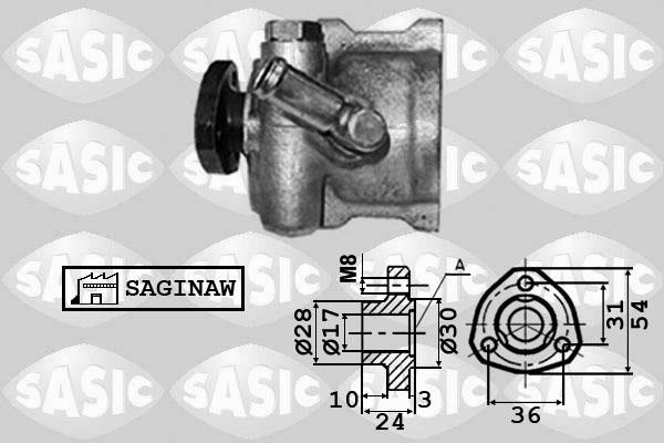 Sasic 7076030 - Hidrosūknis, Stūres iekārta adetalas.lv