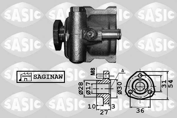 Sasic 7076029 - Hidrosūknis, Stūres iekārta adetalas.lv