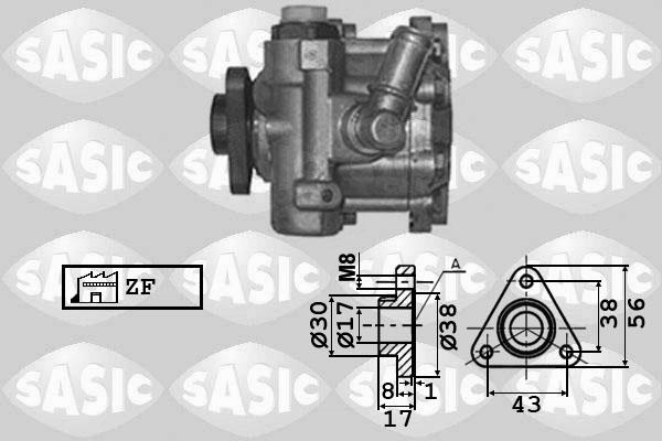 Sasic 7076025 - Hidrosūknis, Stūres iekārta adetalas.lv