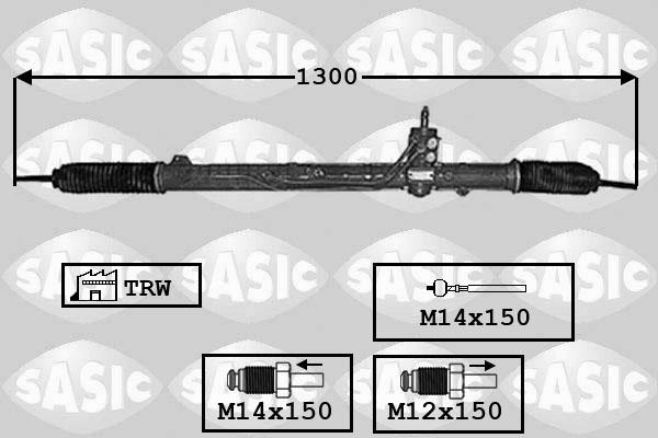 Sasic 7176053 - Stūres mehānisms adetalas.lv