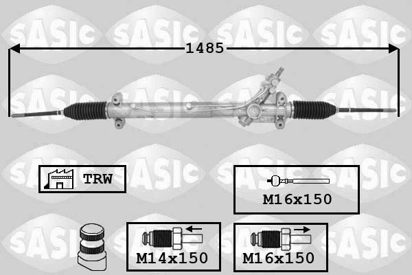 Sasic 7176068 - Stūres mehānisms adetalas.lv