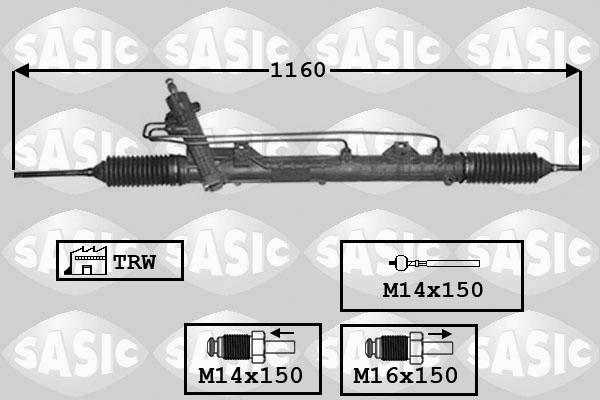 Sasic 7176039 - Stūres mehānisms adetalas.lv