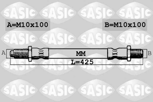 Sasic SBH6336 - Bremžu šļūtene adetalas.lv