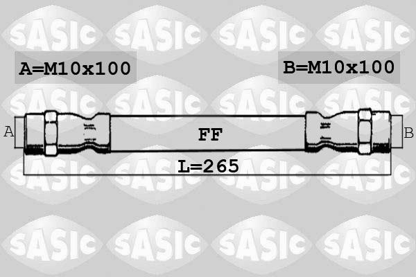 Sasic SBH6274 - Bremžu šļūtene adetalas.lv