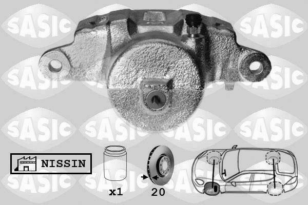 Sasic SCA6082 - Bremžu suports adetalas.lv