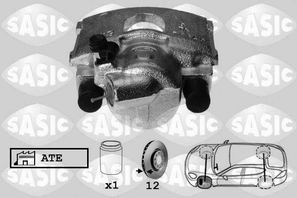 Sasic SCA6124 - Bremžu suports adetalas.lv