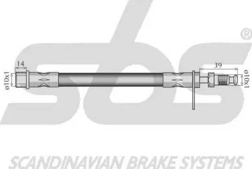 SBS 1330853732 - Bremžu šļūtene adetalas.lv
