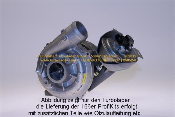 Schlütter Turbolader 166-09470 - Kompresors, Turbopūte adetalas.lv