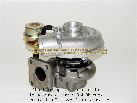 Schlütter Turbolader 166-09081 - Kompresors, Turbopūte adetalas.lv