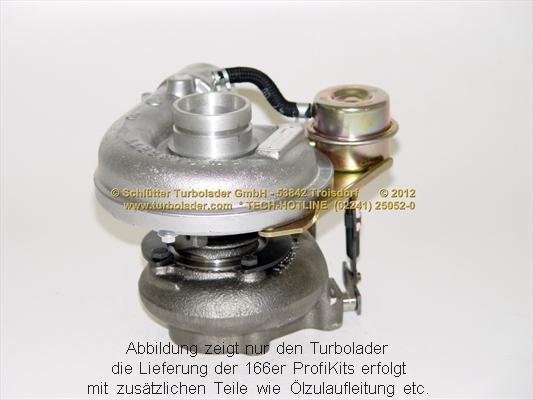 Schlütter Turbolader 166-09081 - Kompresors, Turbopūte adetalas.lv