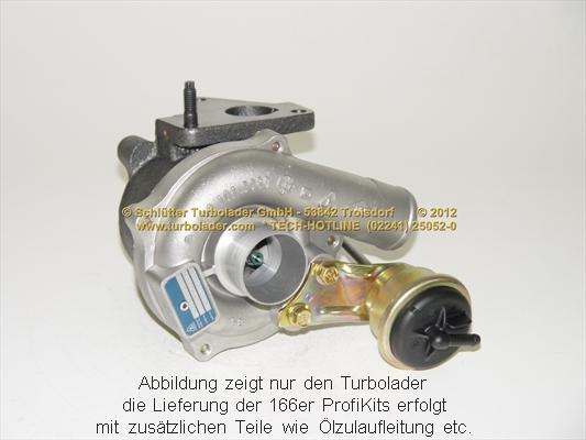 Schlütter Turbolader 166-09170 - Kompresors, Turbopūte adetalas.lv