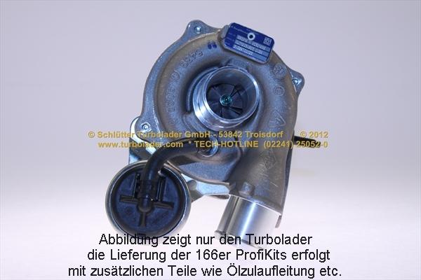 Schlütter Turbolader 166-09220 - Kompresors, Turbopūte adetalas.lv