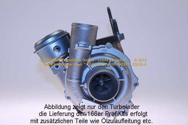 Schlütter Turbolader 166-09230 - Kompresors, Turbopūte adetalas.lv